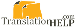 Translation Help Logo: Translators in any language 